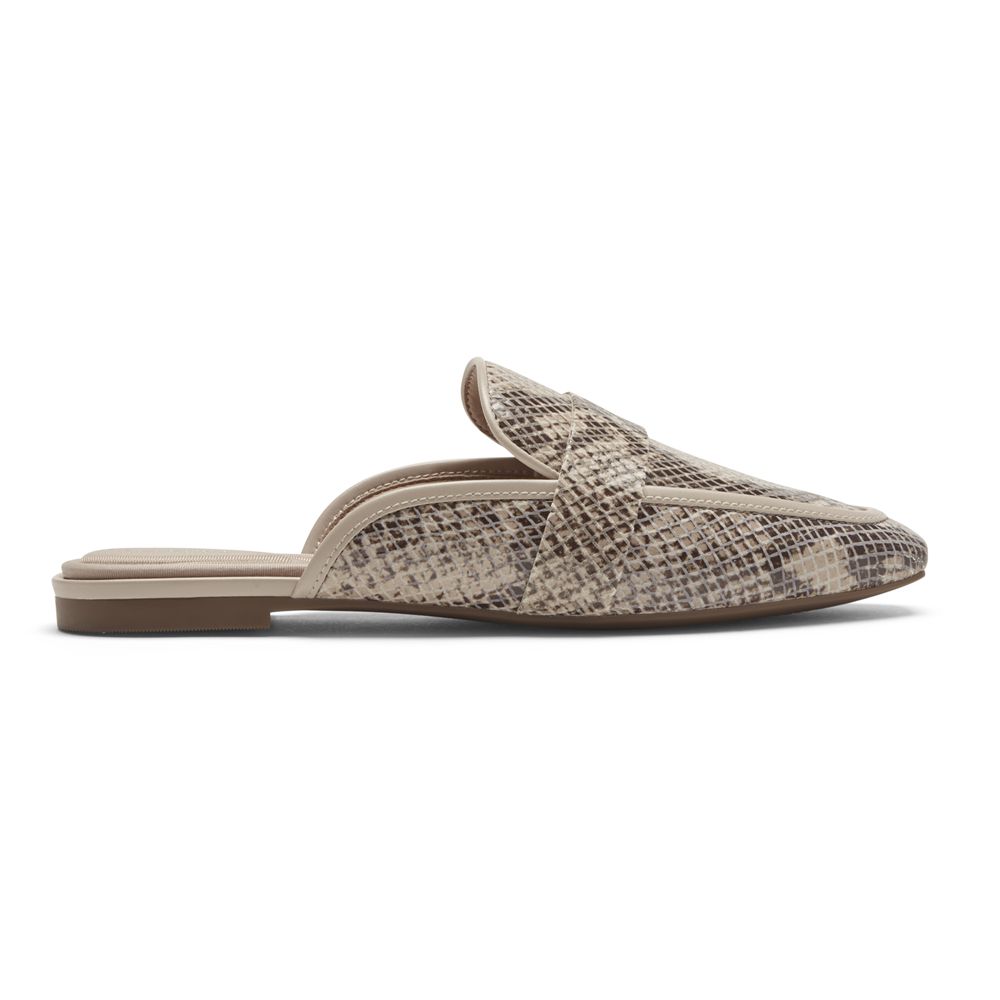 Rockport Total Motion Laylani Slide - Womens Loafers - Taupe - NZ (KDP-827356)